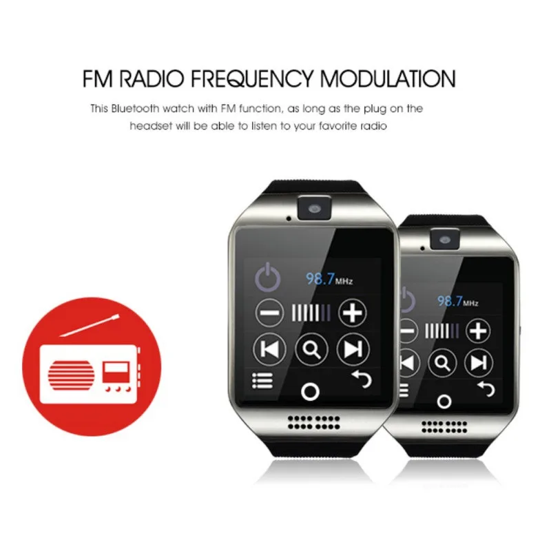 Smart Watch with Touch Screen Camera Support TF SIM Card Bluetooth Q18 Smartwatch smartphone for kids women men gift lordzmix (2)