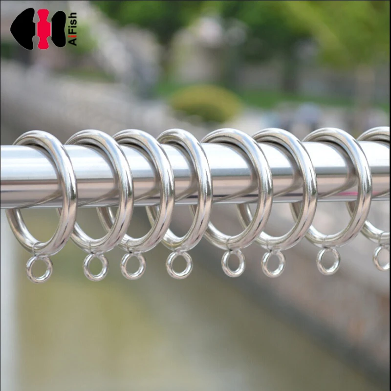 

Gold Color Mental Ring Slide Smoothly On The Curtain Rod Match The Silver Curtain Hook Hang the curtain tieback tassels CP055A