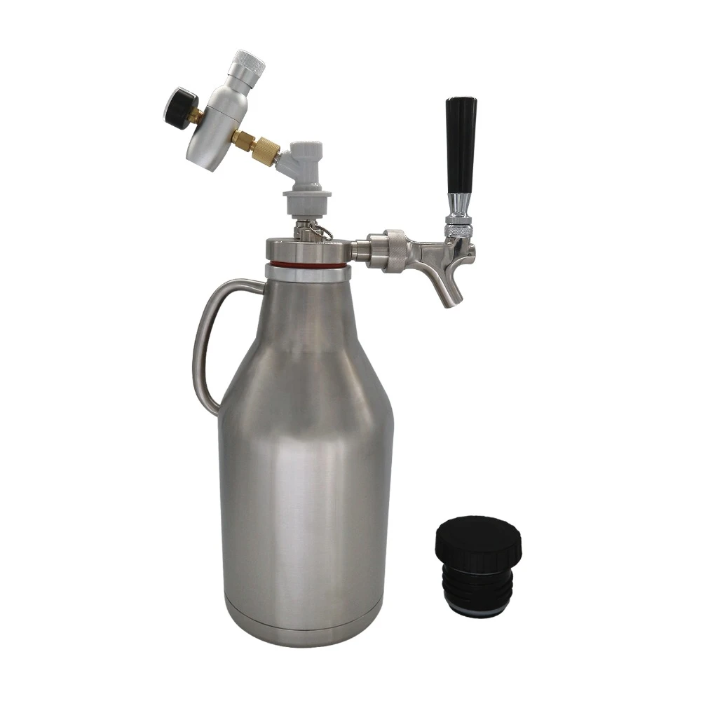 Sistema de barril portátil de doble pared 64oz para cerveza, Mini barril de cerveza de 2L para sistema dispensador de cerveza artesanal|Otros para bar| - AliExpress