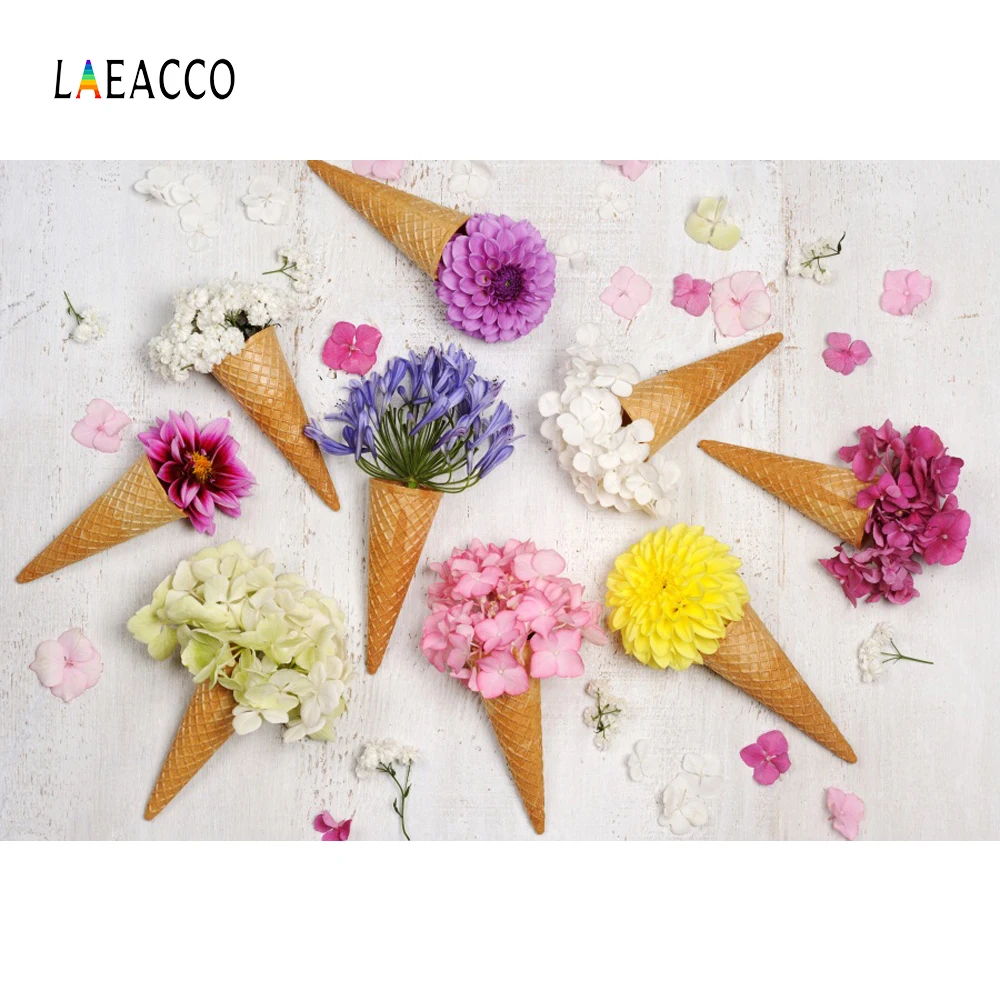 Laeacco мороженое и цветочным декором с блестками Выходное платье детские для