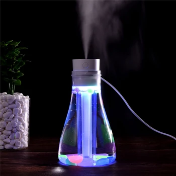 

500ML USB Air Humidifier Large Capacity Essential Oil Diffuser Wishing Bottle Design Humidifier Portable Kawaii Mist Sprayer