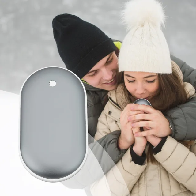 CobblestoneElectric Scaldino della Mano 5200 mah USB Ricaricabile Mini Portatile CobblestoneElectric Scaldino della Mano 5200 mah USB Ricaricabile Mini Portatile