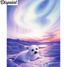 

Dispaint Full Square/Round Drill 5D DIY Diamond Painting "Animal seal" Embroidery Cross Stitch 3D Home Decor A10871