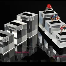 3 компл./лот высокого качества женские туфли на низком квадратном Акриловые Кольца держатель Подставка для демонстрации колец выставочный стенд для украшений органайзер для сережек кольцо витринный стеллаж