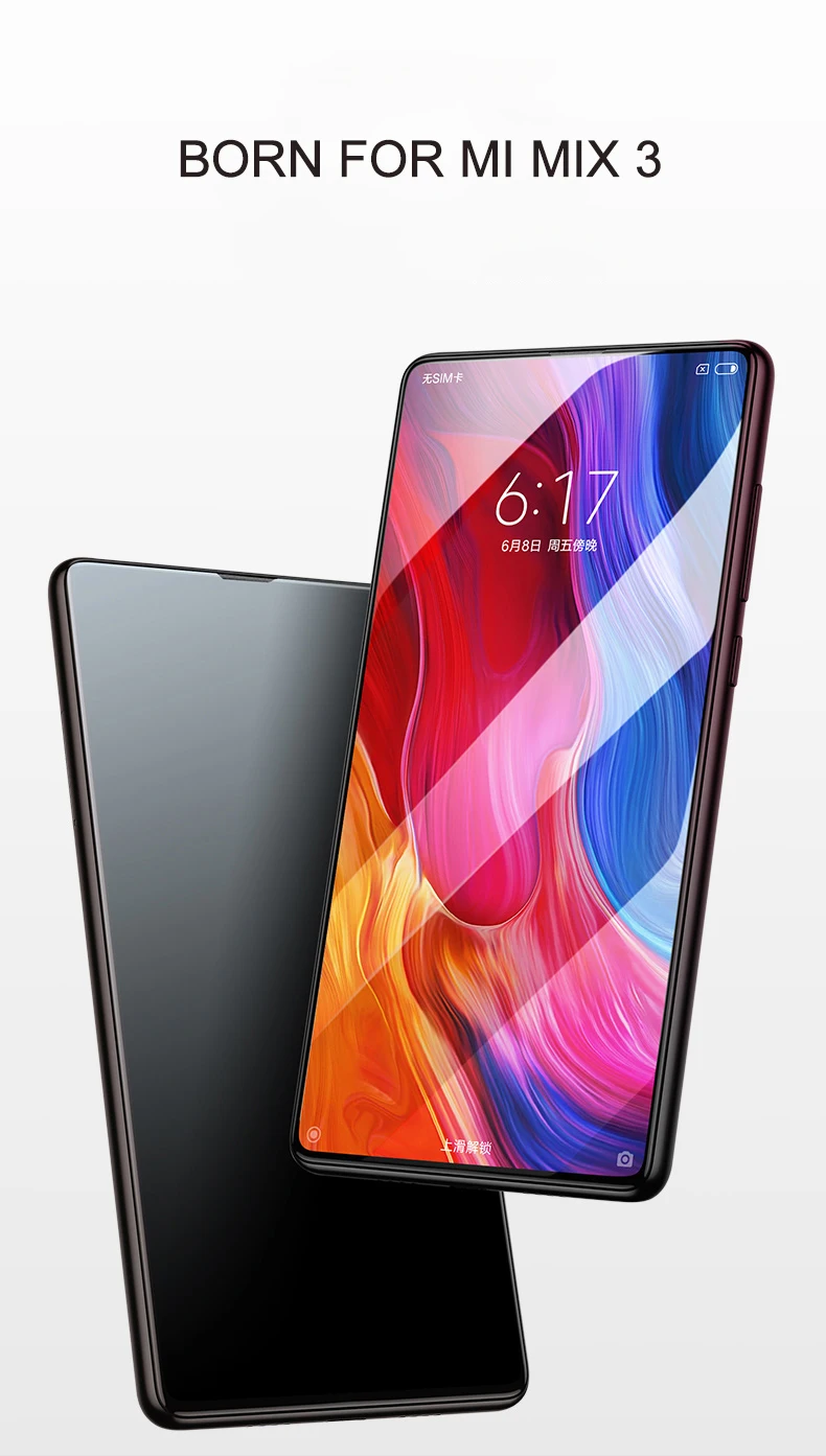 Новинка 9dзакаленное стекло для Xiaomi Mi Mix 2 2S 3 Полное покрытие защита экрана 9H стекло для xiaomi mi mix 2S 3 Закаленное стекло пленка