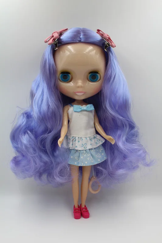 Бесплатная доставка прозрачная Детская кукла сделай сам Обнаженная блайз