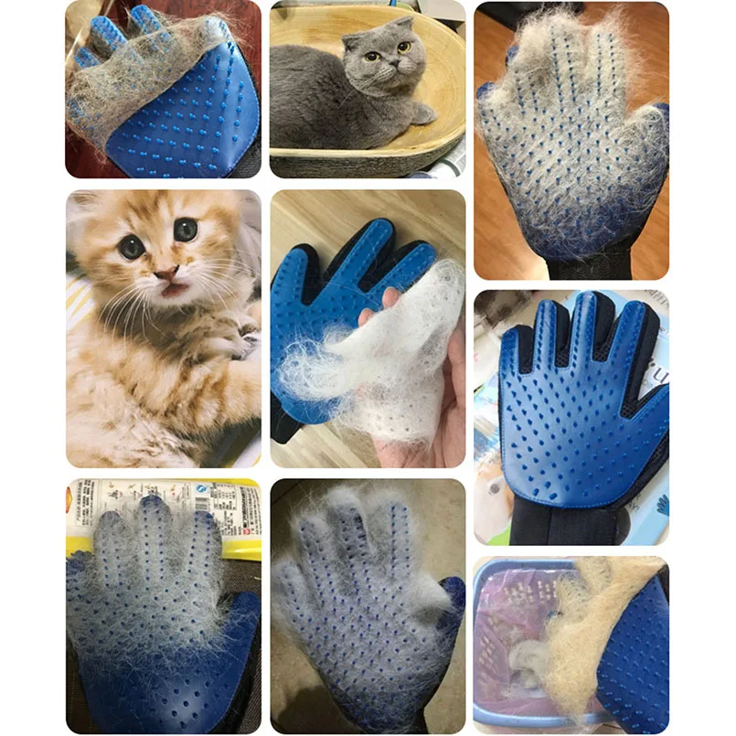 New Glove For Cats Cat Grooming Pet Dog Hair Deshedding Brush Comb Glove For Pet Dog Finger Cleaning Massage Glove For Animal New Glove For Cats Cat Grooming Pet Dog Hair Deshedding Brush Comb Glove For Pet Dog Finger Cleaning Massage Glove For Animal