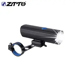 ZTTO Велосипед фонарь для велосипеда ультра-легкий водостойкий USB Перезаряжаемый яркость открытый 5 Вт Светодиодный MTB велосипедный передний