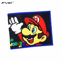 Кошелек с комиксами «Супер Марио» постоянного тока с изображением героев фильма Марвел «мстители»; «Бэтмен»; вспышки Супермен 3D кошелек логотип кредитной держатель для карт мужской кошелек