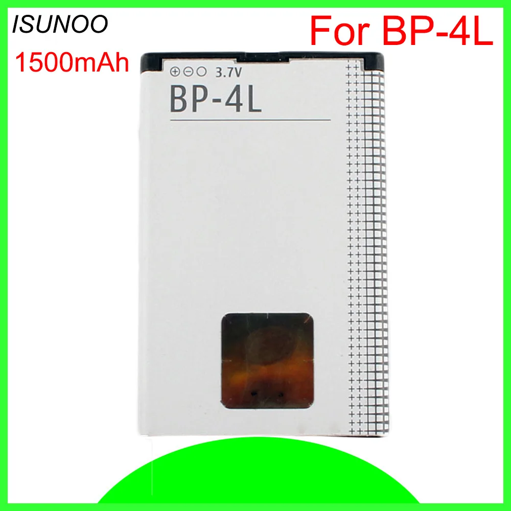 ISUNOO BP-4L Батарея BP4L BP 4L батареи для Nokia N97i E71 E71x E73 E90 E90i N810 1500 мАч Аккумулятор Batterij