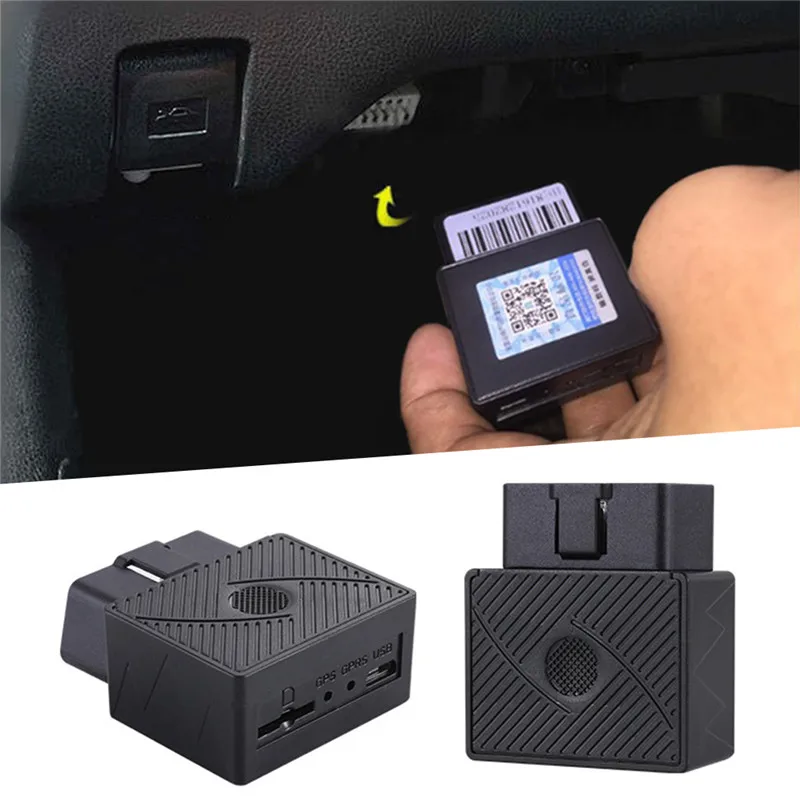 OBD II gps трекер 16PIN Play Car GSM OBD2 штекер устройство слежения GPS локатор OBDII с онлайн