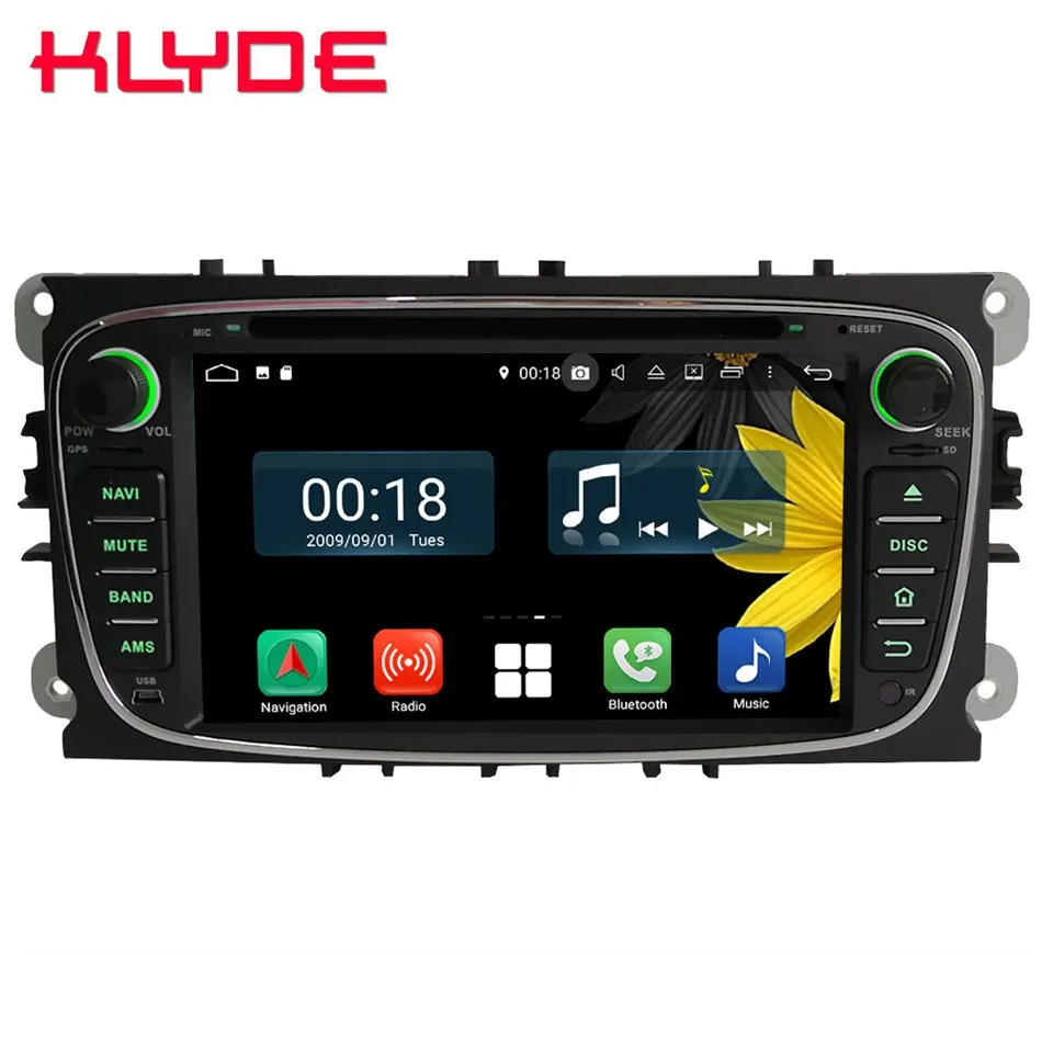 Clearance Octa Core 4G Android 8.1 4GB RAM 64GB ROM RDS Car DVD Player Autoradio GPS Glonass For Ford Galaxy Mondeo Kuga Focus S-Max C-Max 0