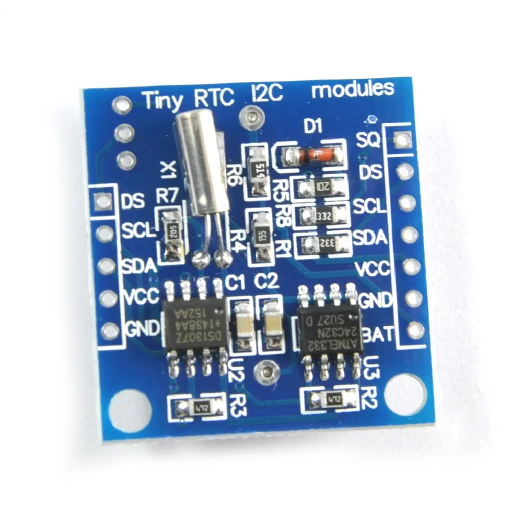 RCmall I2C РТК DS1307 AT24C32 часы реального времени модуль для Arduino AVR ARM PIC SMD FZ1165 FZ1165* 5 DIYmall
