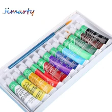 12 цветов/набор профессиональных масляных красок краски для рисования пигменты для рисования товары для рукоделия Набор для творчества набор масляных красок с кистью