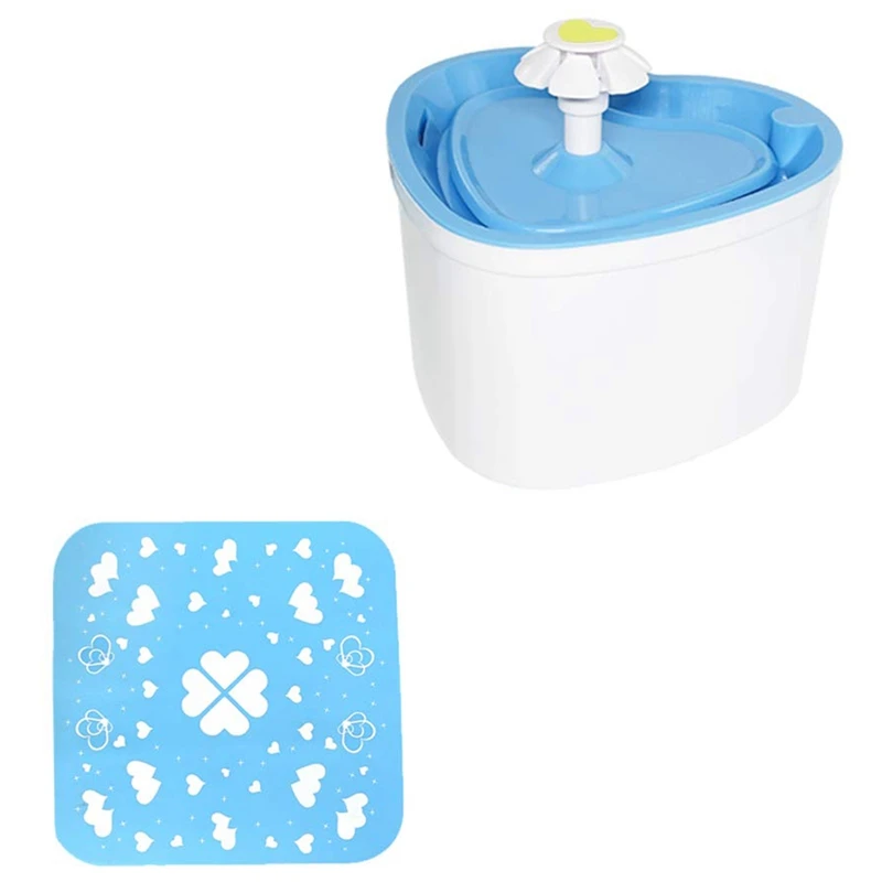 

Cat Pet Fountain,Water Dispenser 2L/68Oz Automatic Pet Drinking Super Quiet, Healthy and Hygienic Drinking Bowl with Fresh Cle
