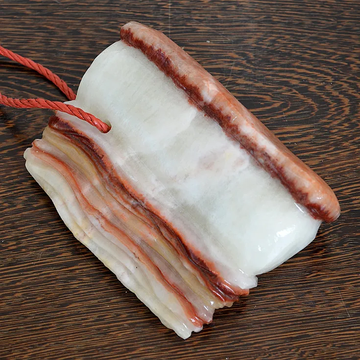 

Shi Caixia natural pork belly stone pork meat bacon stone ornaments Collection