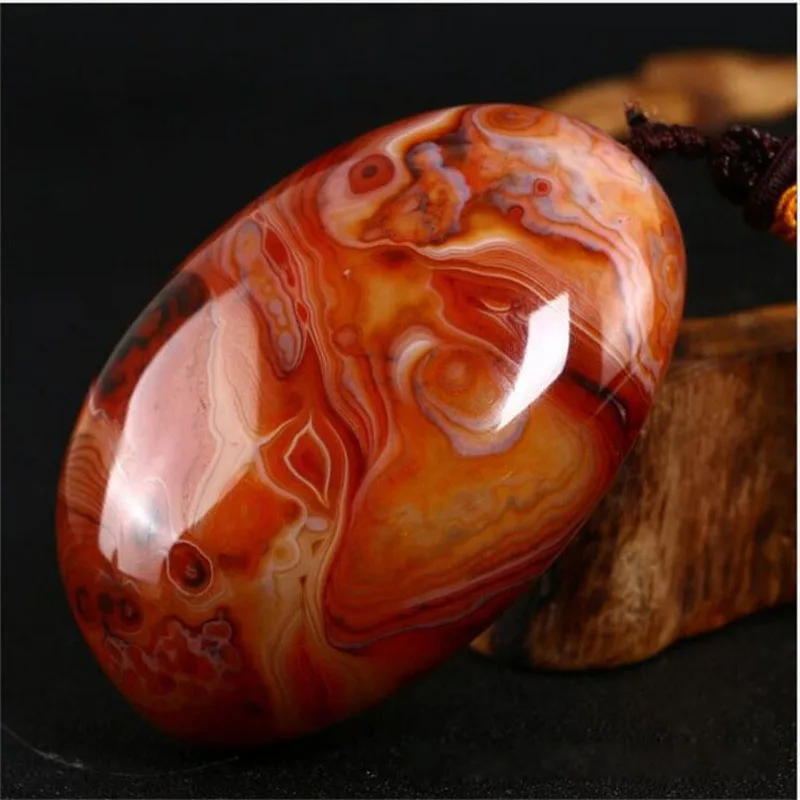 

1pcs Natural Agate Stone Good Luck Madagascar Banded Agate Body Heathy Raw Gemstone Specimen Collection Gift