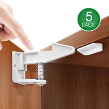 Безопасный детский замок Защита детей замок для безопасности ребенка для ящика двери шкафа невидимая Пряжка шкафа замки