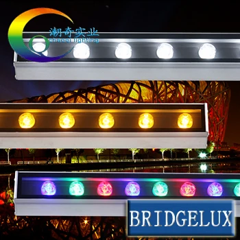 

1pc 7W9W12W15W18W24W30W36W48W DMX512 LED Wall Washer light lamp RGB warmwhite garden outdoor spot waterproof light lamp