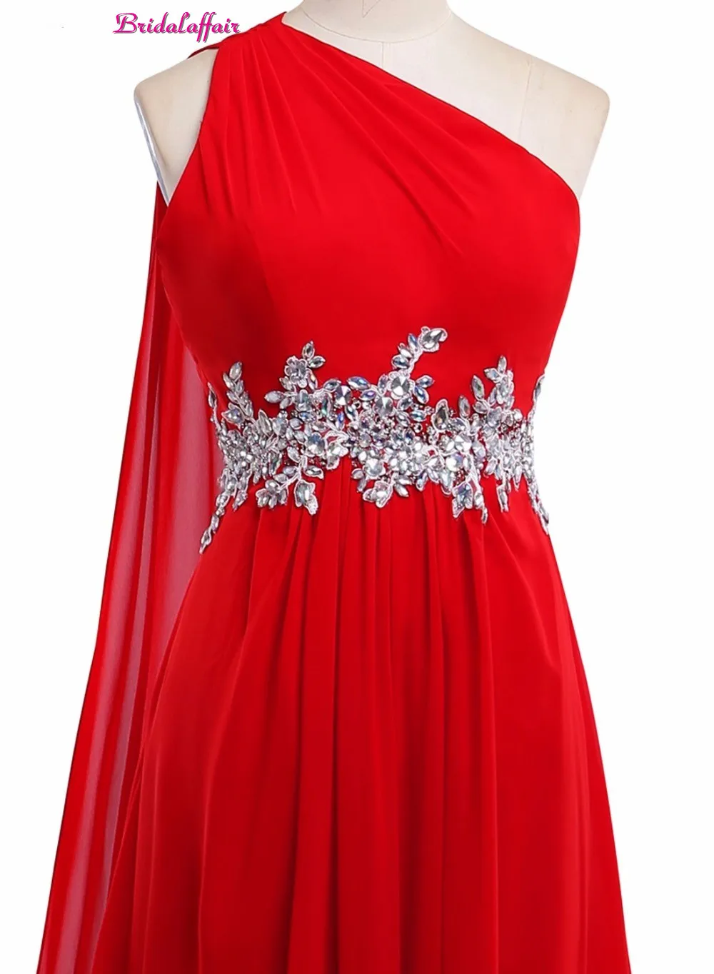 Красные шифоновые вечерние платья с одним плечом, ТРАПЕЦИЕВИДНОЕ платье для выпускного вечера Простые Длинные платья с открытой спиной для выпускного вечера vestido formatura