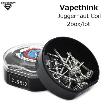 

Original SteamShark Juggernaut Coils 0.5ohm Pre-build Heating Wire for DIY e cigarettes RBA/RDA/RTA atomizer Tank 2box/lot