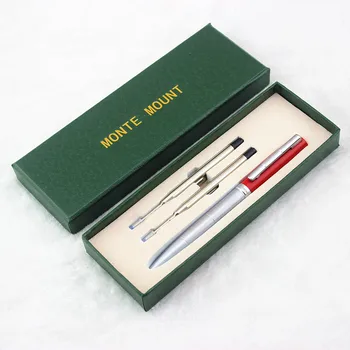 

luxury Rollerball Pen Black Ink Refill Silver Clip Smooth Writing Office Pens High Quality Pens Stationery Office Supplies gift
