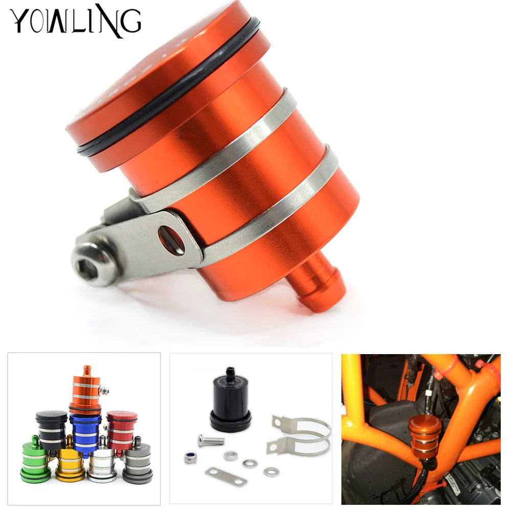 Motorcycle Brake Fluid Reservoir Clutch Tank Oil Fluid Cup For KTM 390 200 125 Duke RC125 RC200 RC390 2013-2015 kawasaki z800