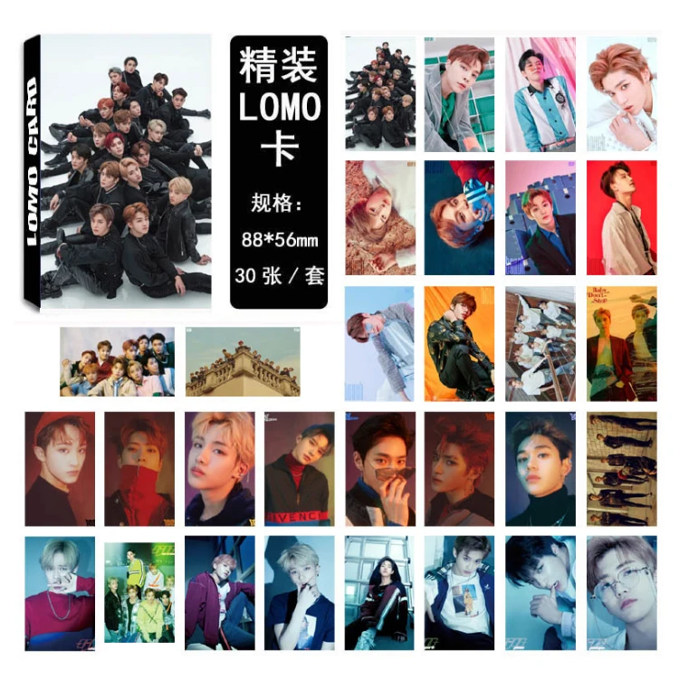 

30pc KPOP NCT127 NCT U Album Self Made Paper Lomo Card Photo Cards Poster HD Photocard