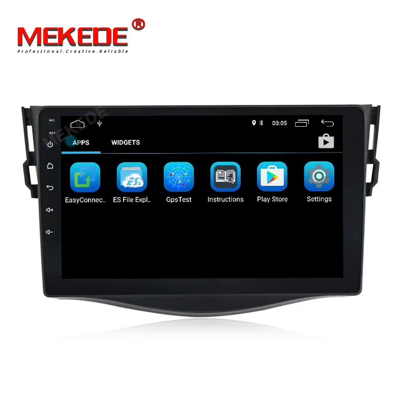 Best mekede Android 8.1 car dvd player for Toyota RAV4 Rav 4 2007 2008 2009 2010 2011 2 din 1024*600 gps navigation wifi 4 core 2