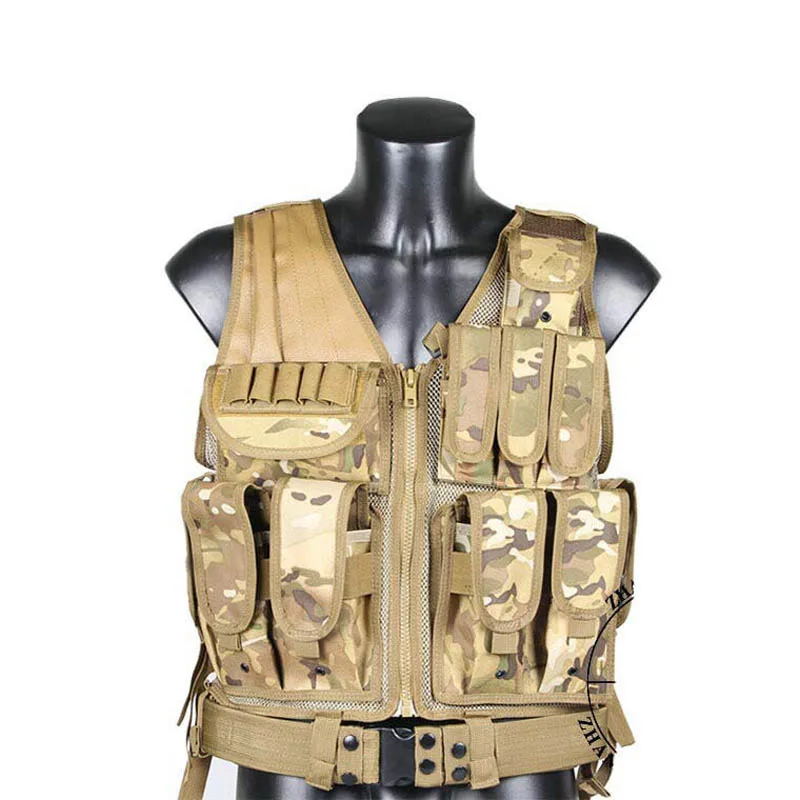

Tactical vest 5 colors Camouflage High quality Military Protective Training combat