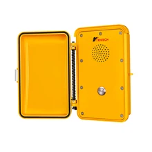 KNTECH KNSP-04 Аналоговый водонепроницаемый телефон, желтый