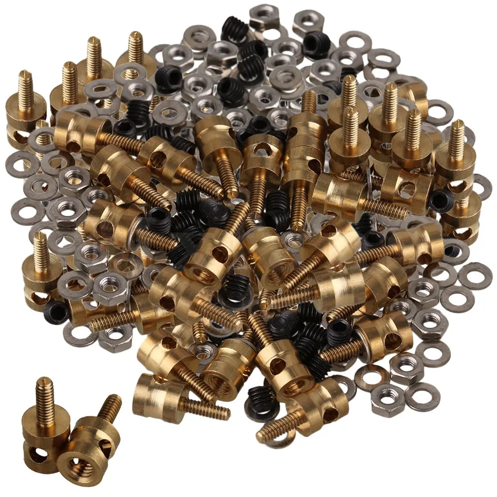 Mxfans Metal RC Model Linkage Stopper Servo Screws Nuts for RC Airplane