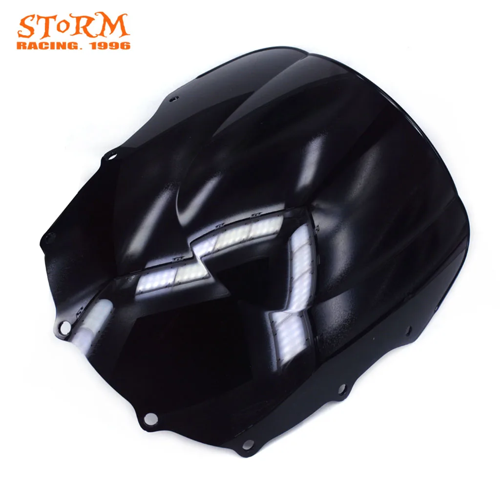 

Motorcycle Windscreen Windshield Wind Deflectors For KAWASAKI ZZR400 ZZR 400 ZZR 600 ZZR600 93 94 95 96 97 98 99-04 street bike