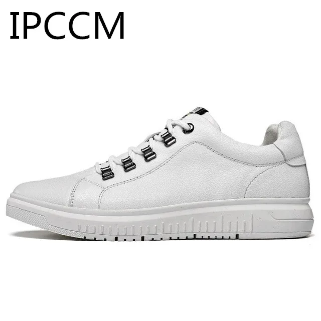 

Leather Breathable Fashion Casual Men's Adult Shoes Shallow Mouth Low To Help 2019 Spring And Autumn Walk Comfortable Wearable