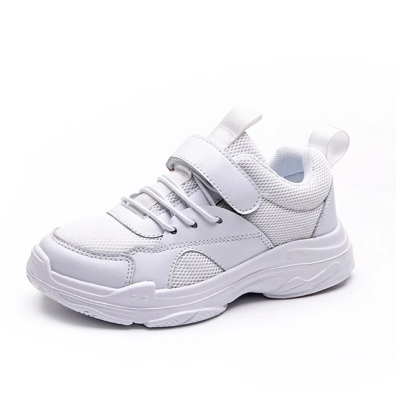 Оригинальные детские кроссовки для бега мальчиков и девочек Essence Ace 2 Nyfw Chlidren Triple S трек-бегун Детские кроссовки макс Размер 39 - Цвет: Белый