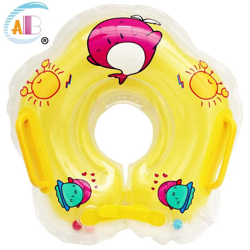 Baby Neck Float Ring Inflatable Baby Neck Swim Ring Eviromental PVC Infant Swimtrainer Inflatable Infant Neck