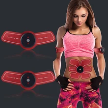 Ifory Women Smart EMS Electric Muscle Stimulator Treatment Fitness Massager Trainer Fitness Weight Loss Stickers Body Slimming