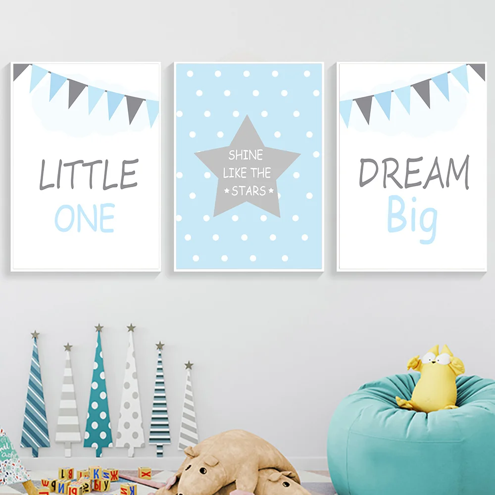 

Kids Poster Nordic Kids Room Posters and Prints Nursery Wall Art Quote Canvas Pop Art Pictures Baby Poster Cute Unframed