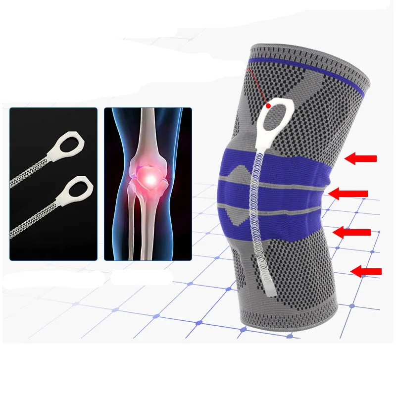 

FDBRO Sports Knee Pads Elastic Brace Knee Protector Fitness Hiking Cycling Basketball Football Compression Running Knee Support