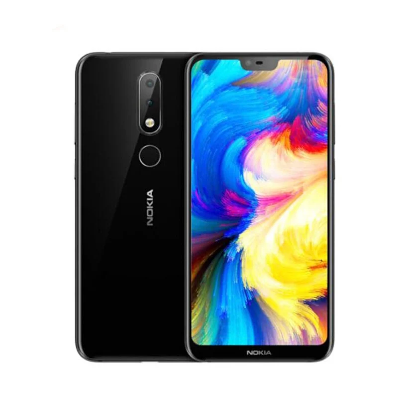 Мобильный телефон nokia X6 6 1 plus ГБ 64 5 8 дюймов 18:9 FHD Восьмиядерный процессор Snapdragon 636