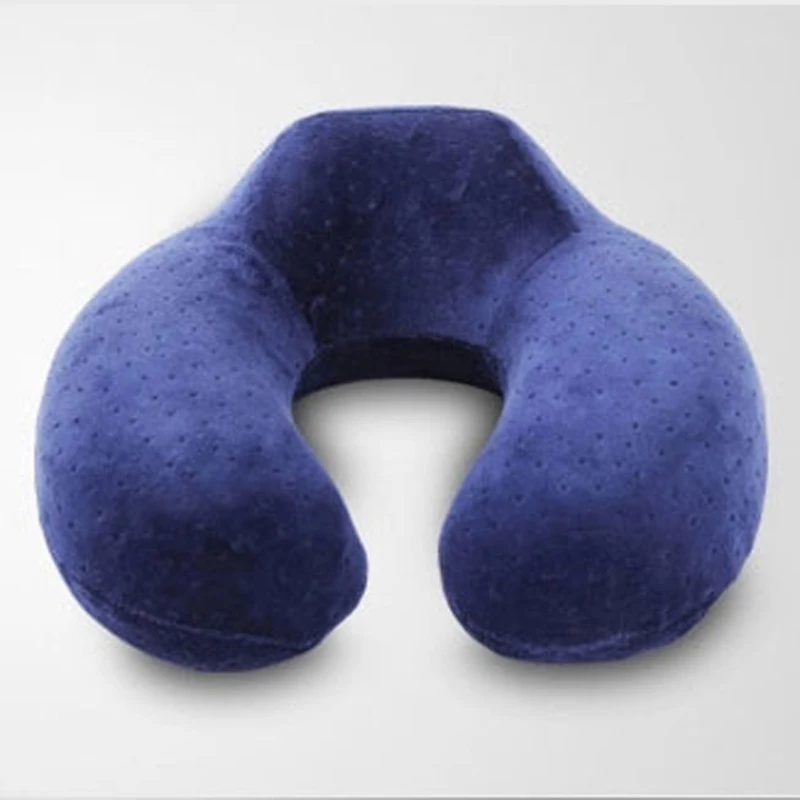 U Shaped Memory Foam Neck Pillows Soft Slow Rebound Memory Foam Space