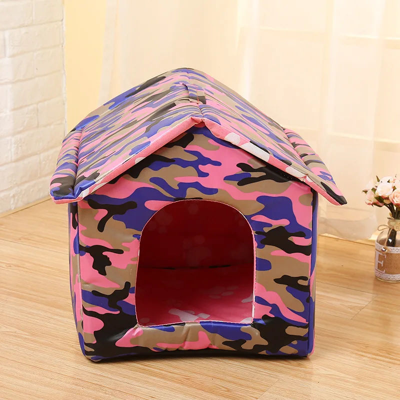 Buy Fashion Floral Cooling Dog House Cute Flower PU