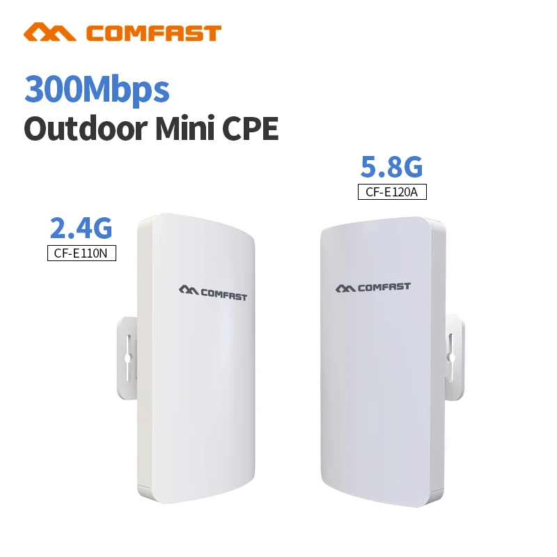 

2.4 & 5G Outdoor Wireless Wifi Repeater CPE 300Mbps Network Wifi Extender Signal Amplifier Antenna Booster Repetidor Wifi Bridge