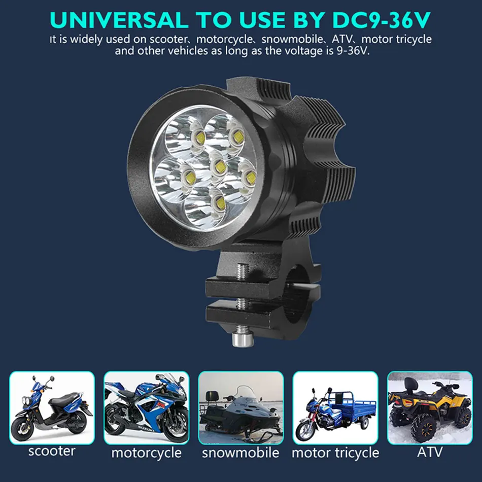 60W CREE led motorcycle headligt (6)