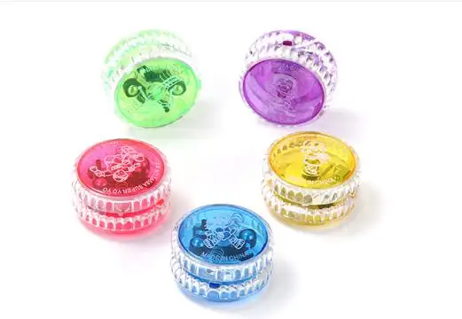 2Pcs/lot High Speed YoYo Ball Luminous Flashing Child Clutch Mechanism Yo-Yo Toys for Kid Entertainment Children Gift ZXH 2