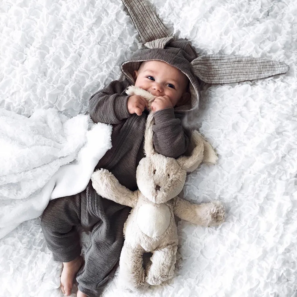 

baby clothes 2019 baby onsie Rabbit 3D Ear Jumpsuit baby easter romper costume for girls rompers carnaval bebe boy romper
