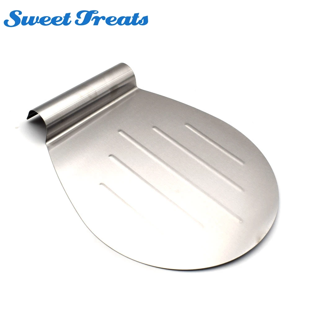 

Sweettreats 1PC Cake Shovel Transfer Stainless Steel Cake Baking Tools Moving Plate Bread Shovel Bakeware Pastry Scraper