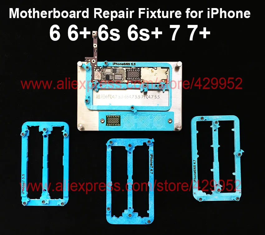 

Logic Board Clamps High Temperature Resistant Main Motherboard PCB Fixture Holder for iPhone 6 6S 7 Plus Fix Repair Mold Mould