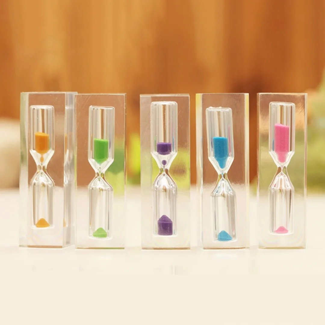 JX-LCLYL Sand Clock Sandglass Hourglass Timer Acrylic 3 Minutes for Tea Cafe Kitchen Cook