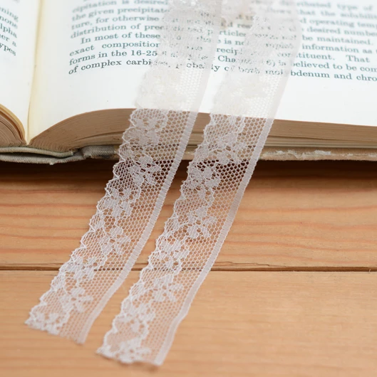 Кружевные материалы в Японии телесного цвета кружева тонкой Ширина 1 9 см|lace